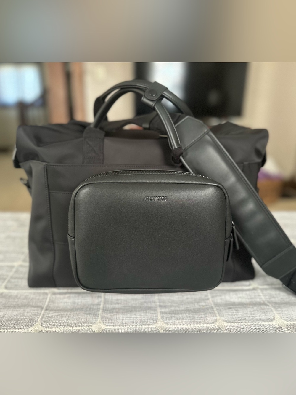 Monos Metro Duffel Travel Carey On Bag - Black